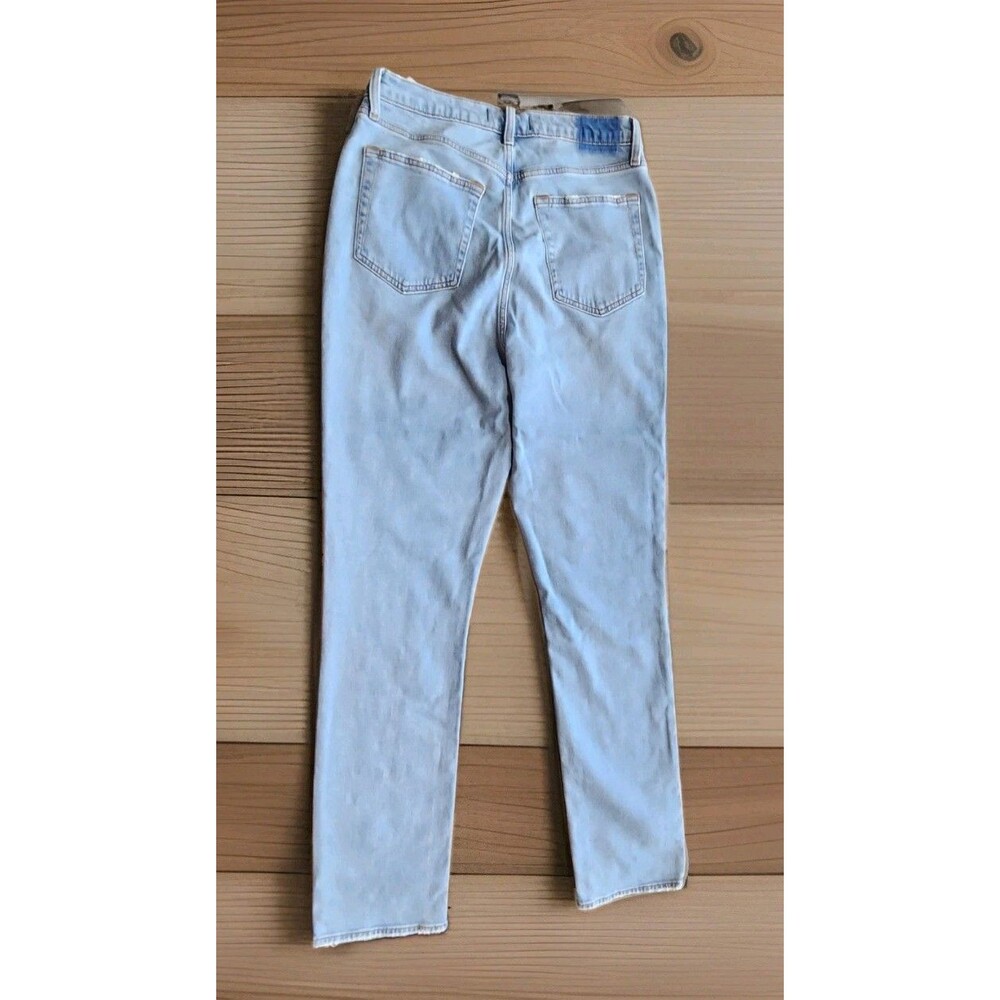 Abercrombie & F NWT The 90s Straight Ultra High Rise Jeans Sz 31/12R MSRP $100 - Picture 3 of 12